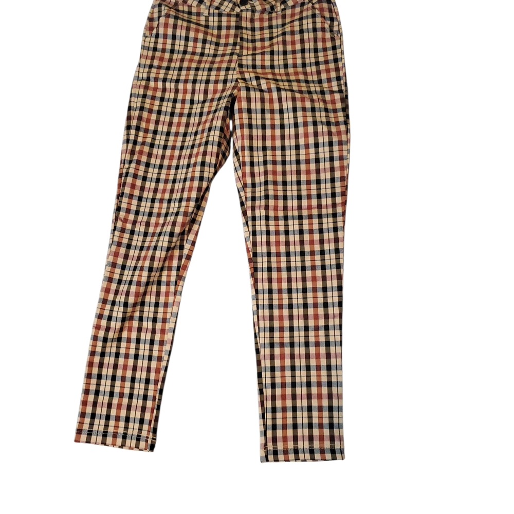 Like an Angel Plaid Capris - Red, Black, Cream